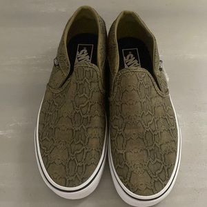 Snake Skin Print Vans
